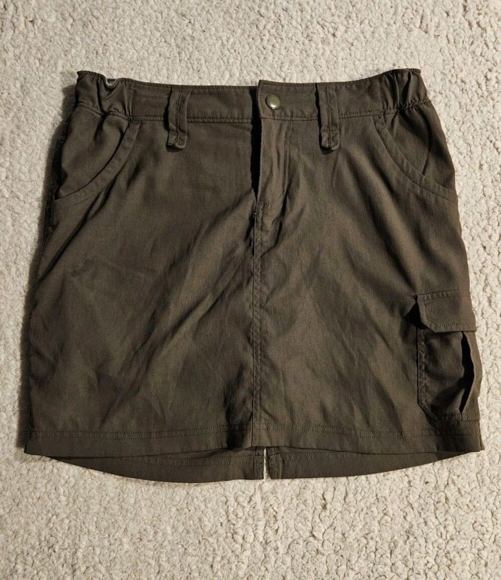 โDuluth Trading Co Womens Size 4 Cargo Hiking Skort Olive Green Dry On The Fly